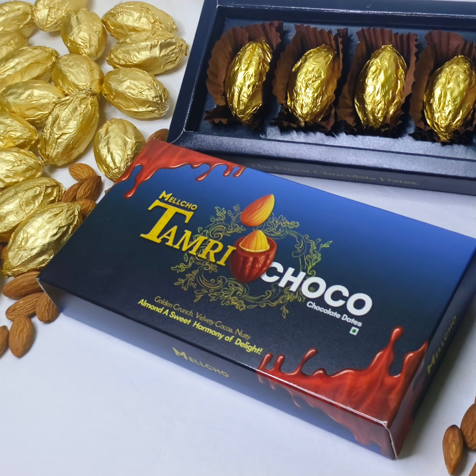 Mellcho TamriChoco Nutcho Bar & Chocolate Dates Combo