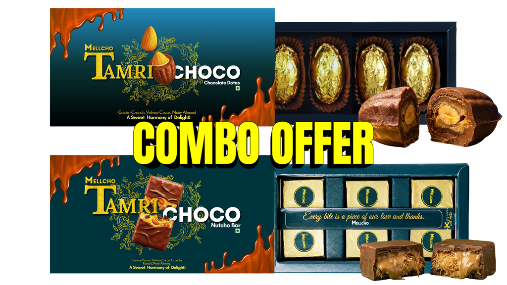 Mellcho TamriChoco Nutcho Bar & Chocolate Dates Combo